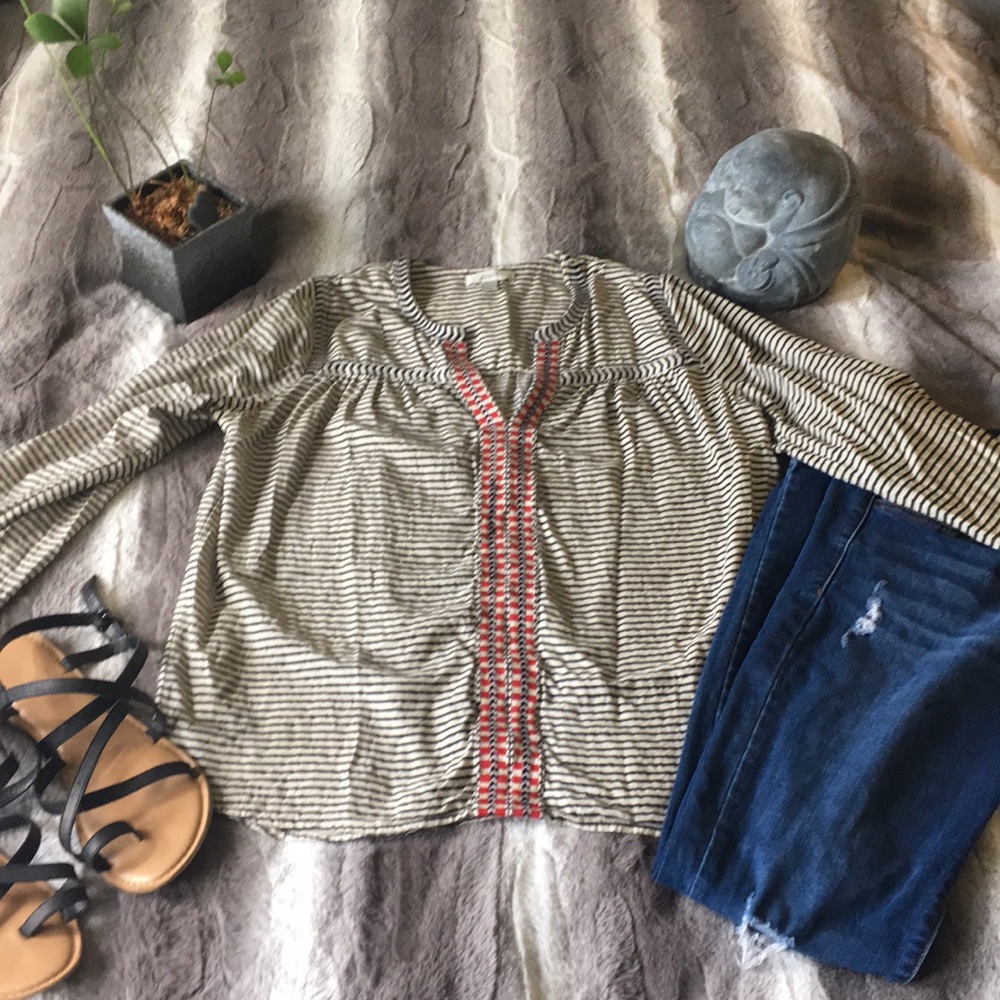Stripped J. Crew Top